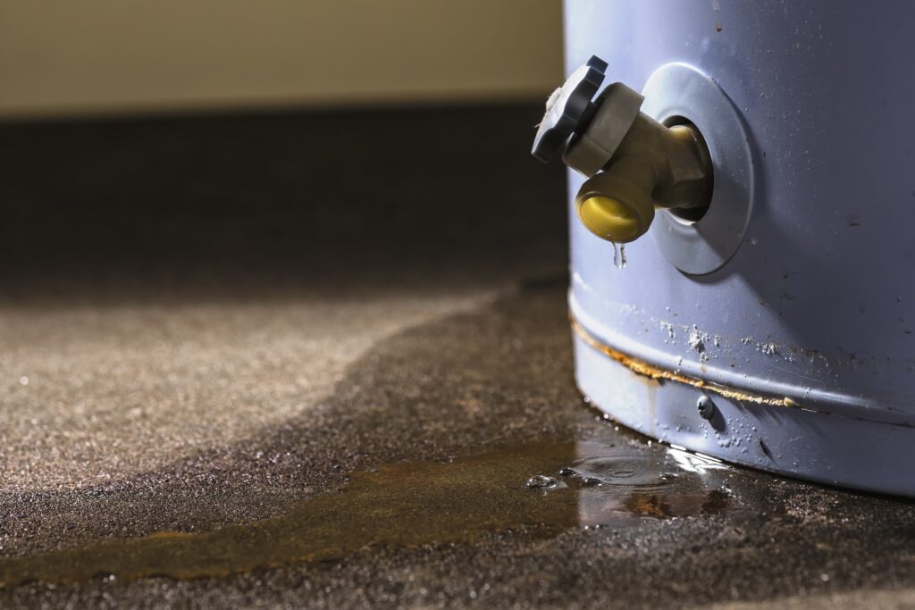 Leaking water heater